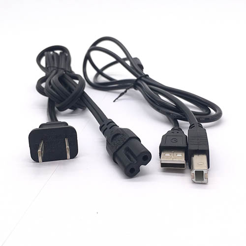 (image for) USB Cable+Power Cord Printer for Canon Pixma IP6600D MP252 MX492 MP260