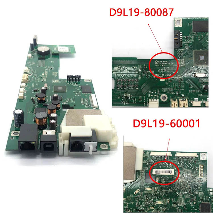 (image for) Mainboard Mother Board Rev C D9L19-60001 D9L19-80087 Fits For HP OfficeJet Pro 8720