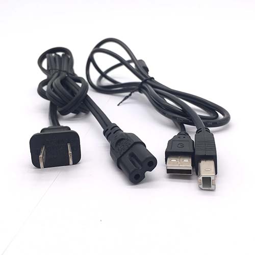 (image for) USB Cable+Power Cord Printer for Canon Pixma MP480 MP495 MP500 MP550 MP490 MP510 - Click Image to Close