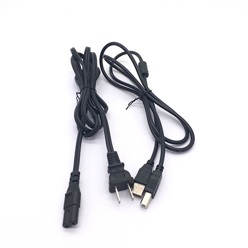(image for) USB Cable+Power Cord Printer for Canon Pixma iP100 MP620 MX522 MX350 MP530 MX512