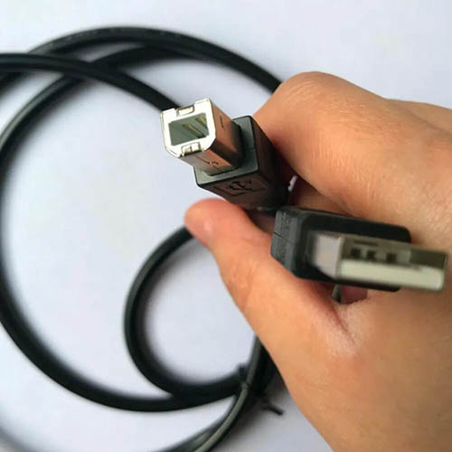 (image for) USB 2.0 Printer Scanner Cable Cord USB Type A Male to B Male High Speed for HP for Canon for Lexmark for Epson for Dell - Click Image to Close