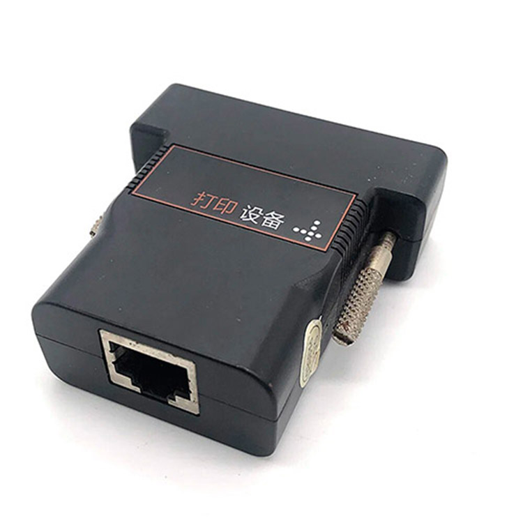 (image for) RJ-45 Ethernet Network Port Black serial Adapter Connector Fits For HIMASOFT printer device - Click Image to Close